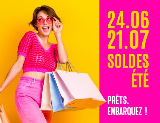 LES SOLDES<BR>SONT DE RETOUR